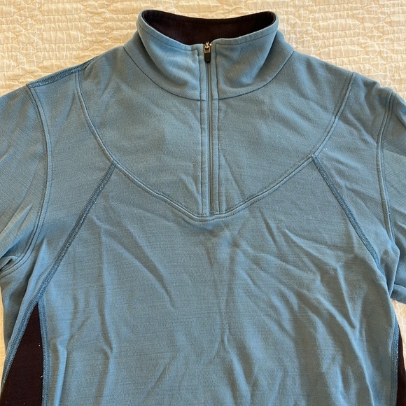 Ibex Merino Wool half zip top size medium - Picture 2 of 7